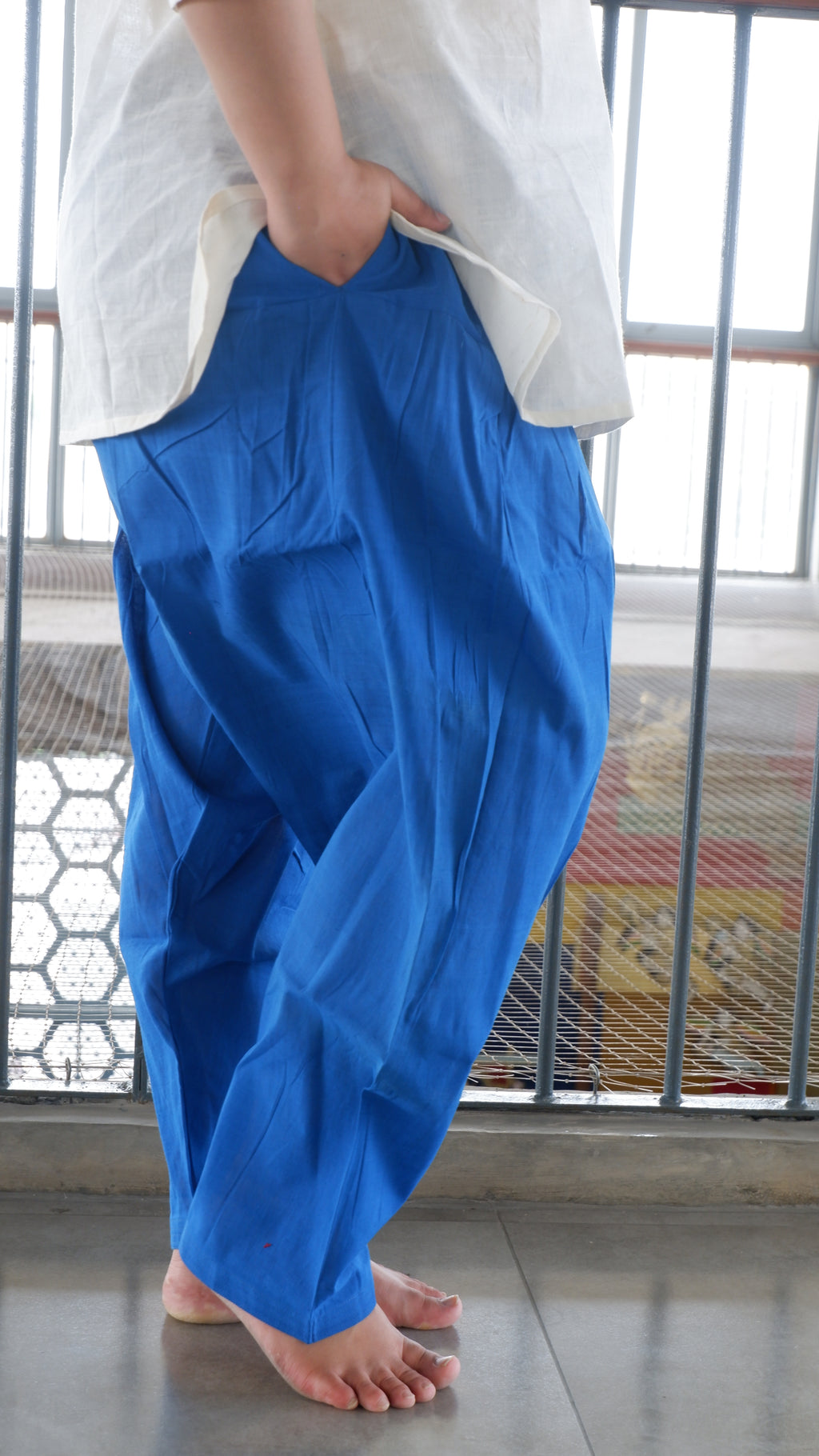 Blue Handloomed Salwar