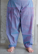 Pinkish Blue Handloomed Salwar