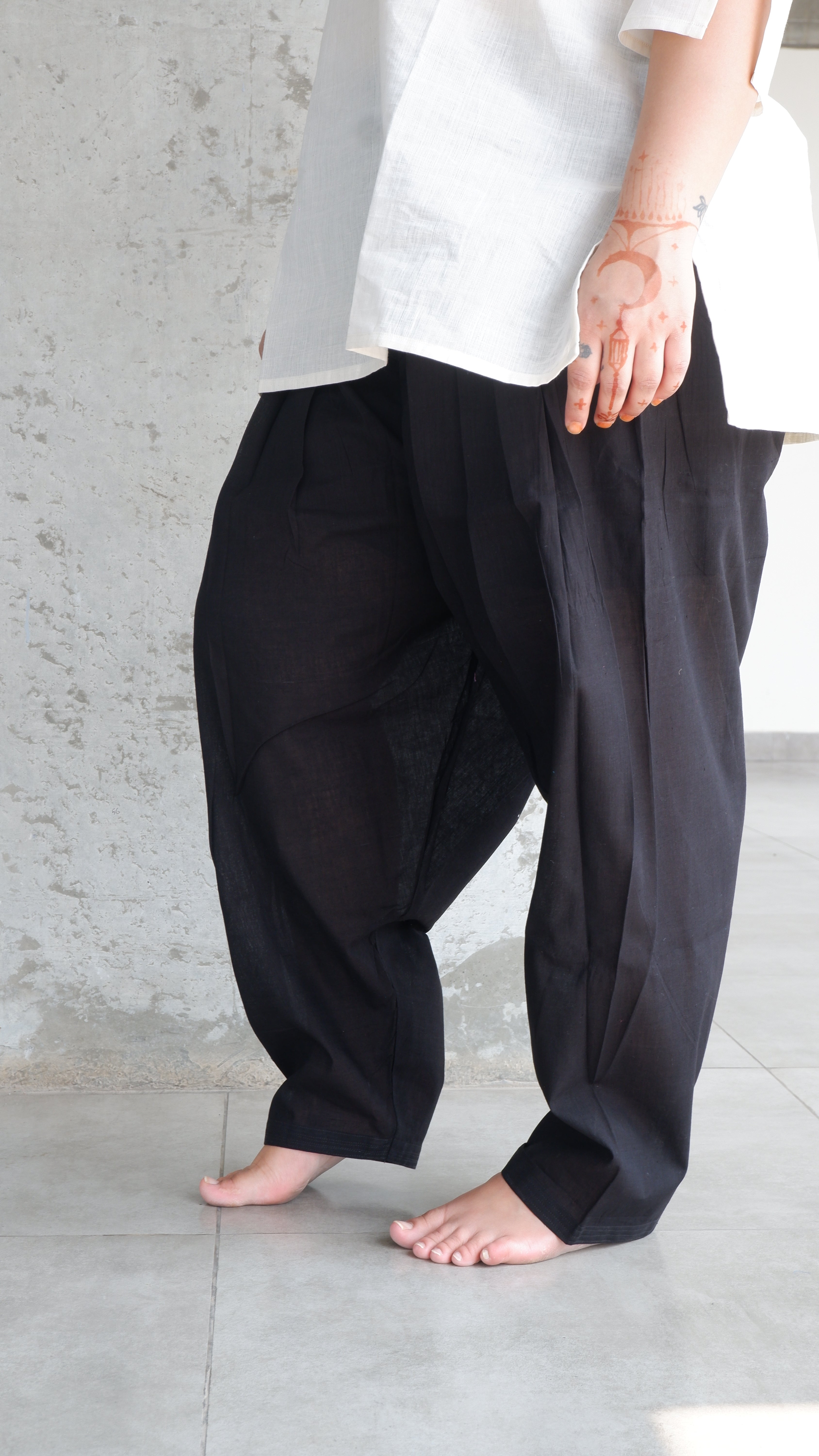 Black Handloomed Salwar