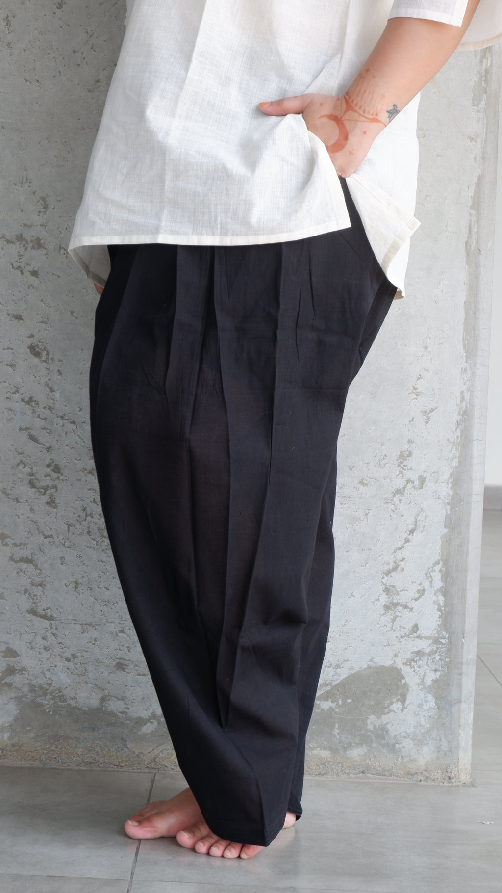 Black Handloomed Salwar