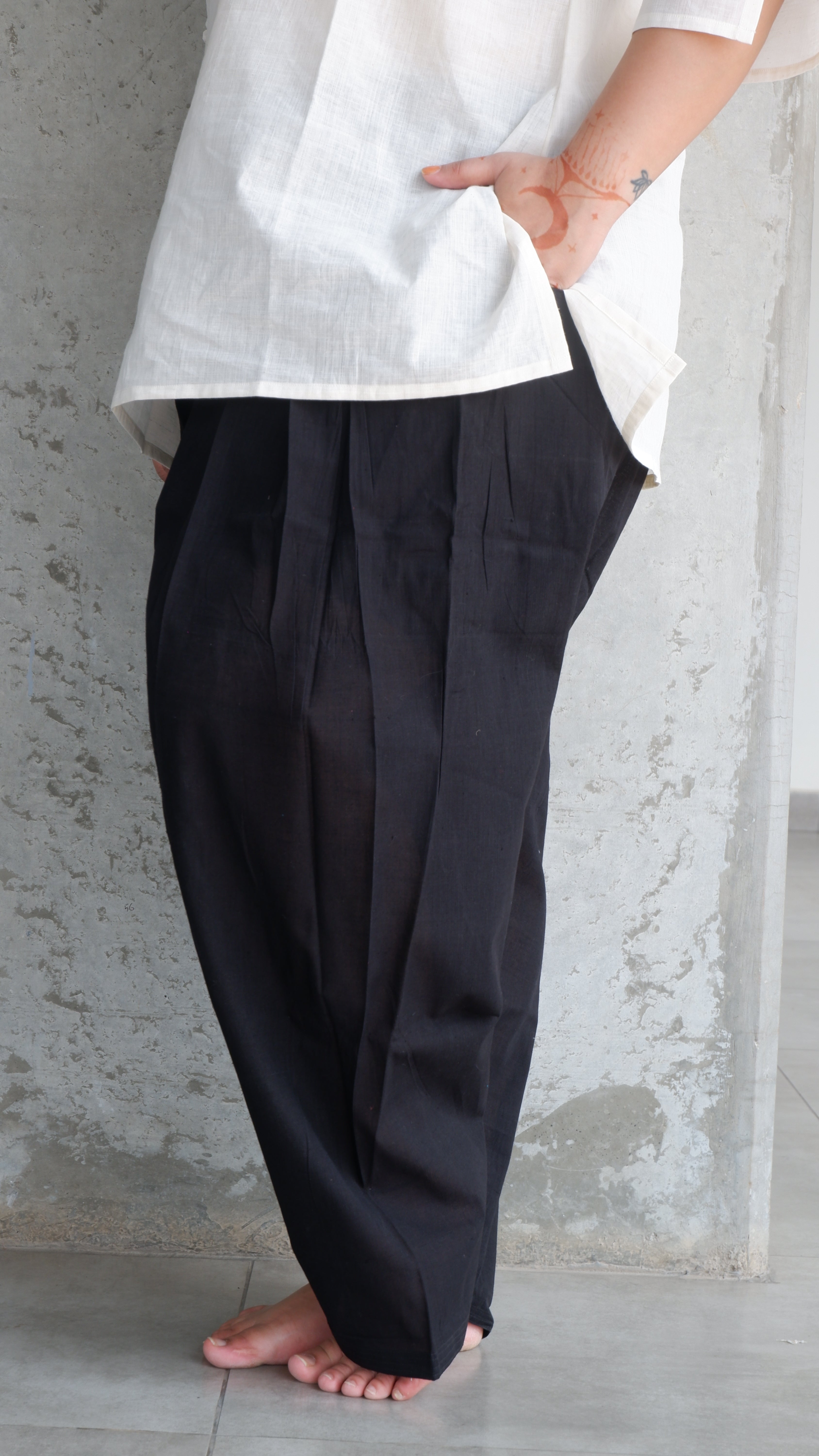 Black Handloomed Salwar