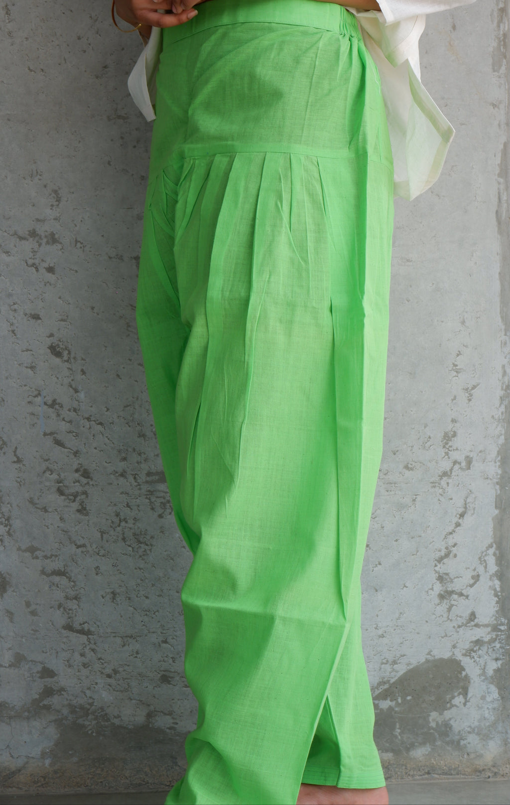 Light Green Handloomed Salwar