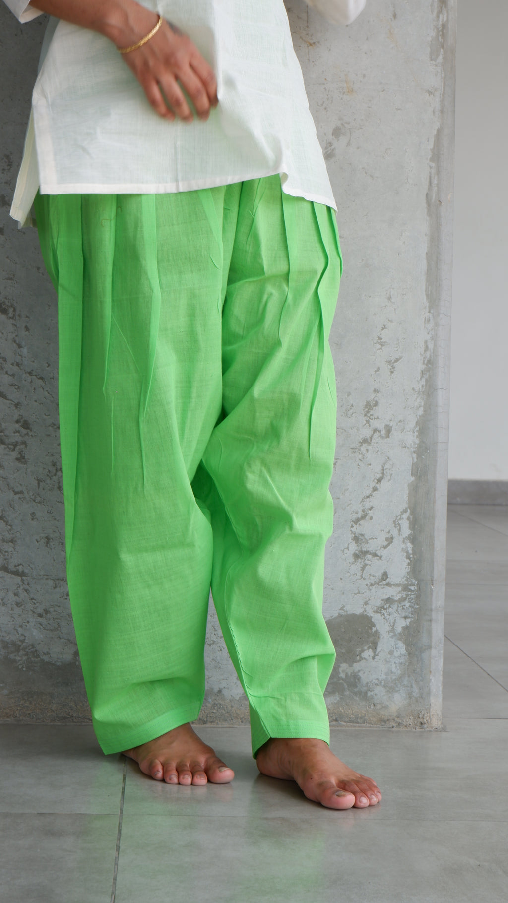 Light Green Handloomed Salwar