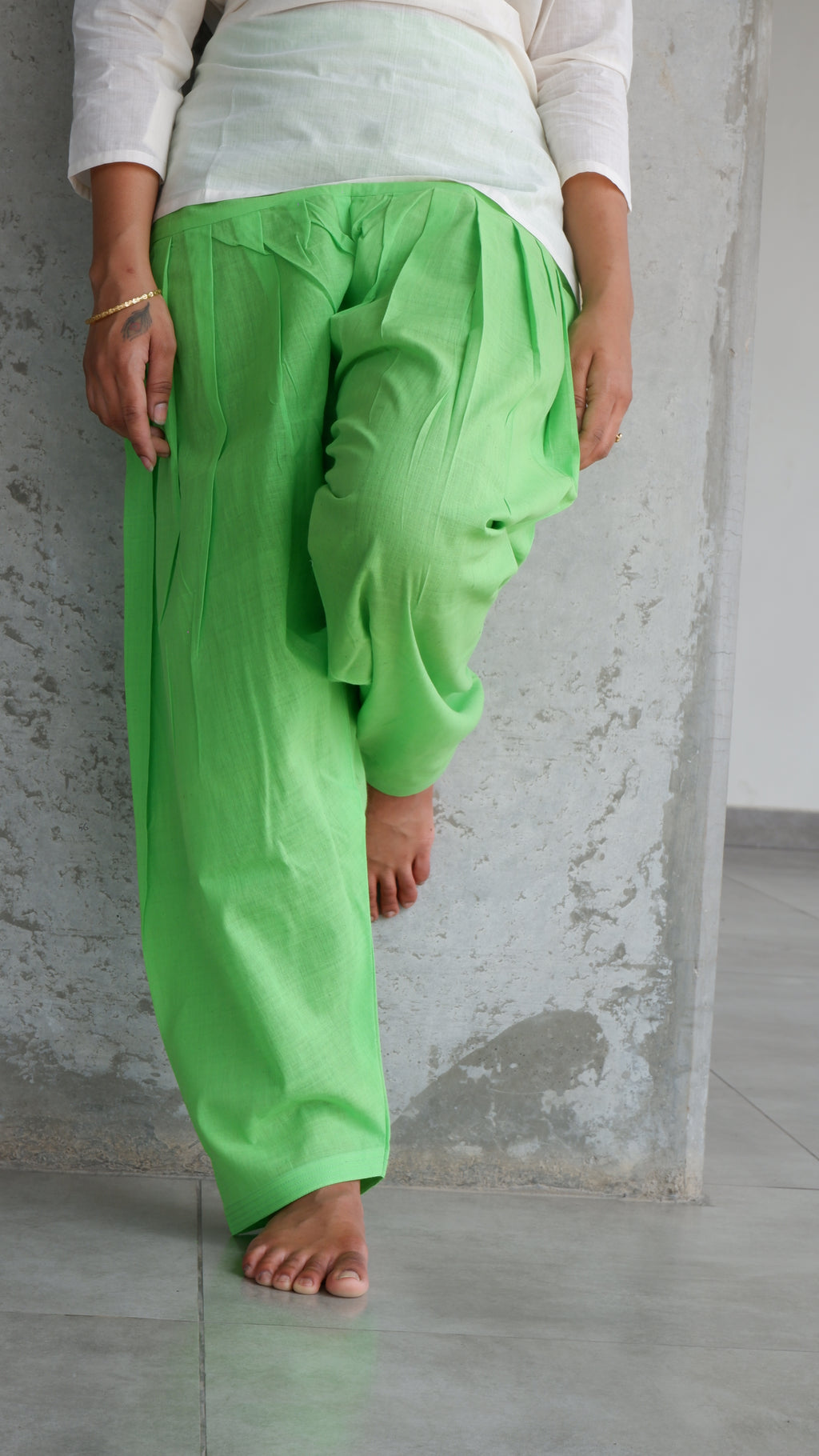 Light Green Handloomed Salwar