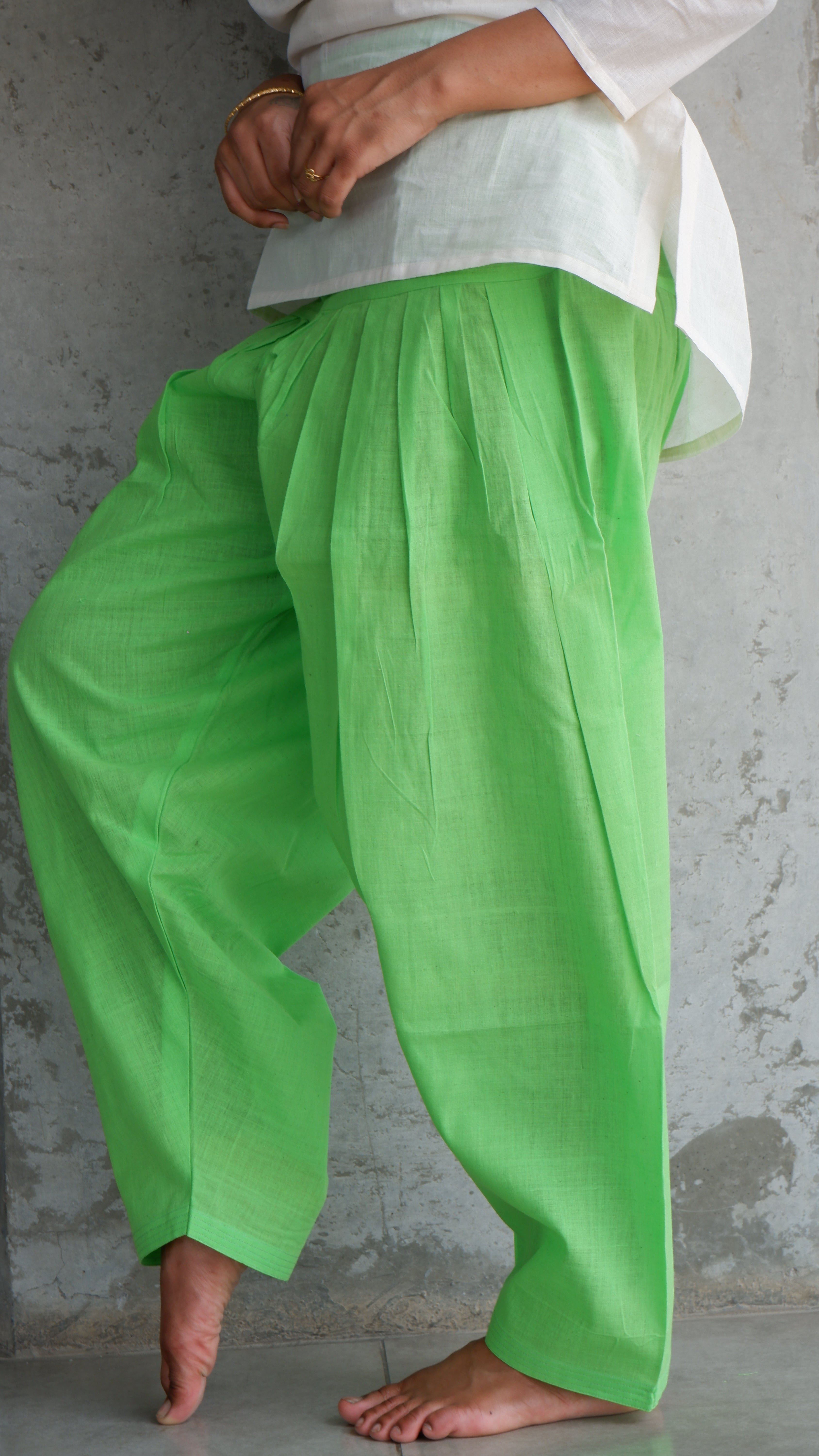 Light Green Handloomed Salwar
