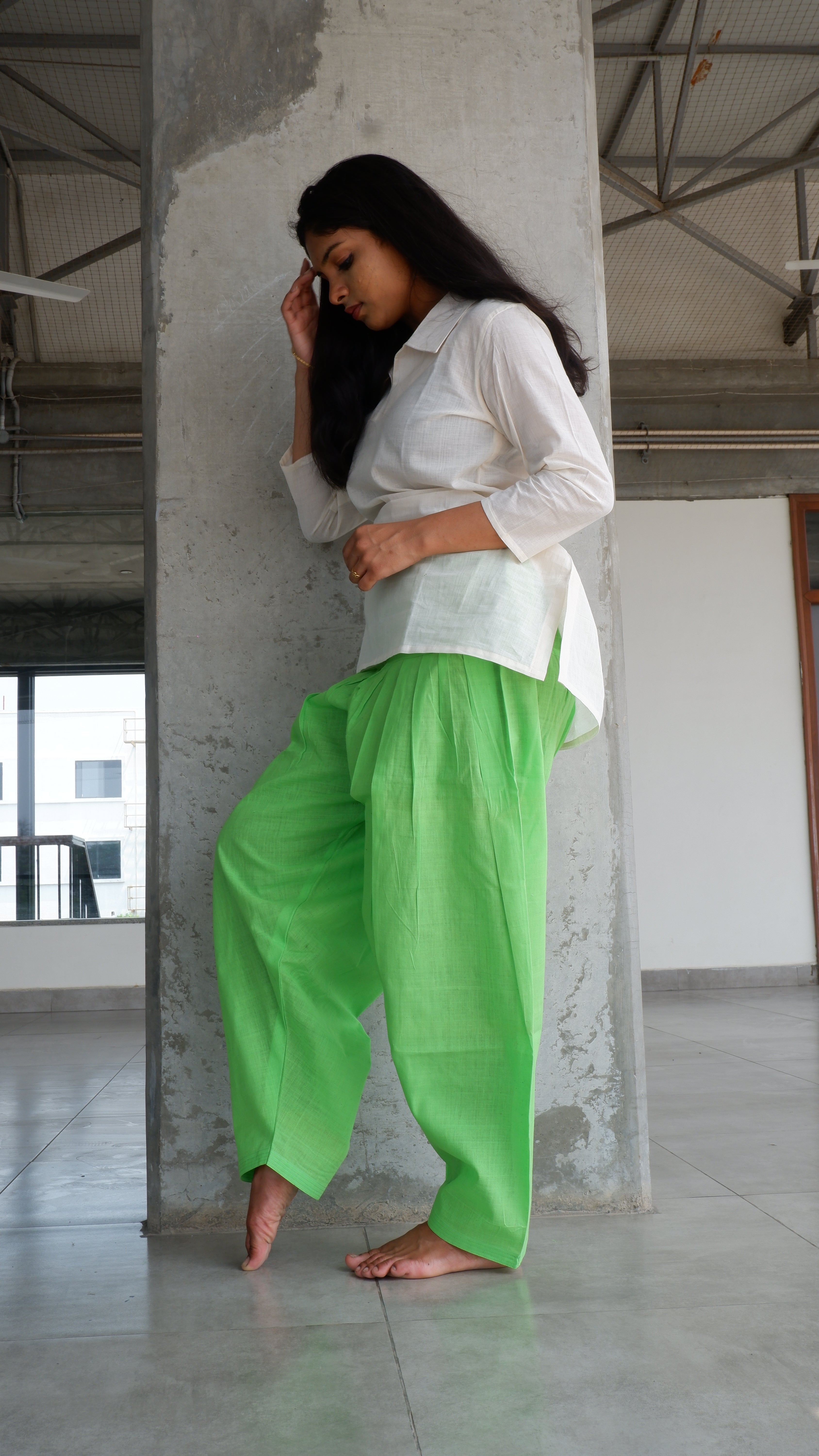 Light Green Handloomed Salwar