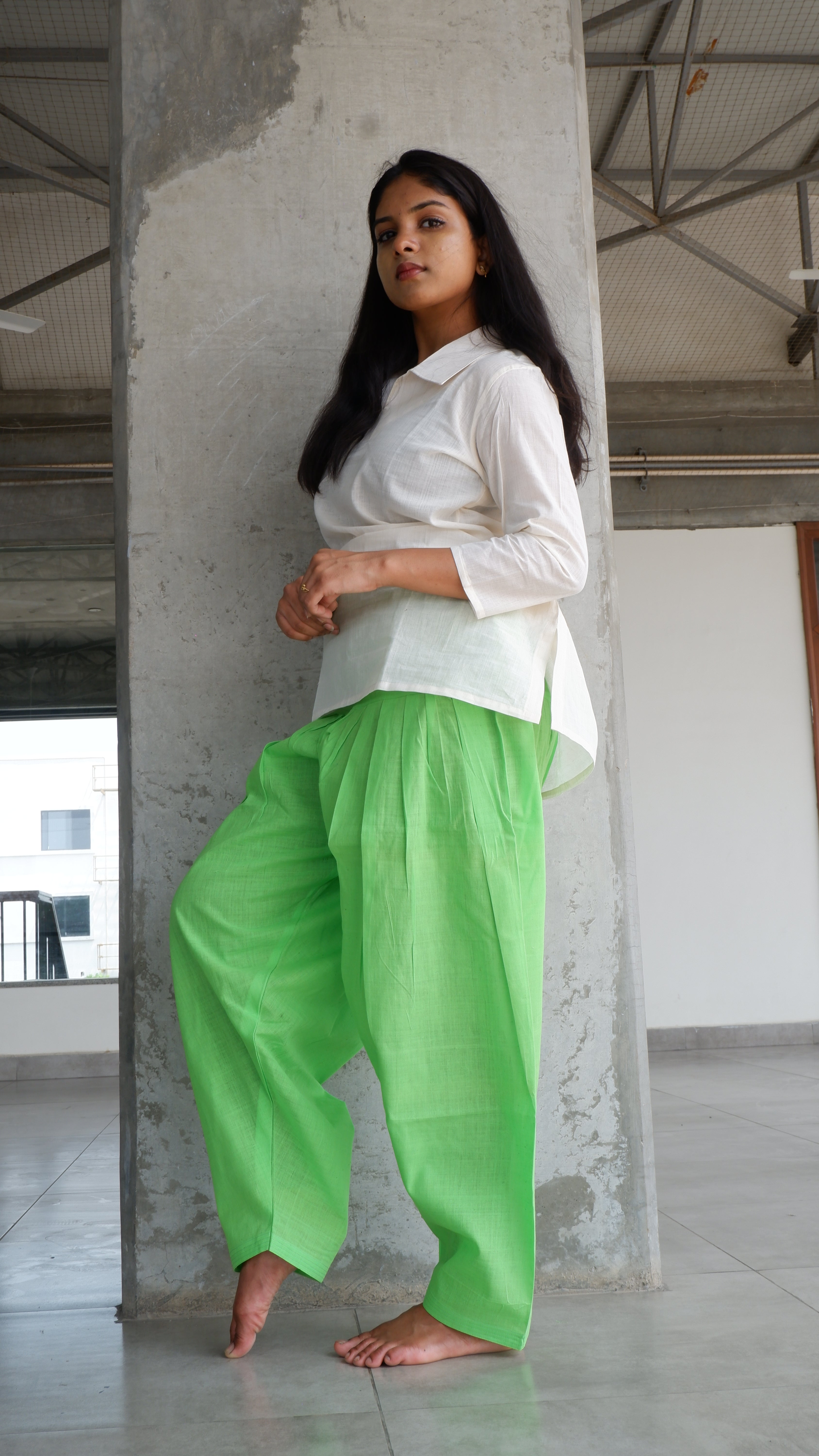 Light Green Handloomed Salwar