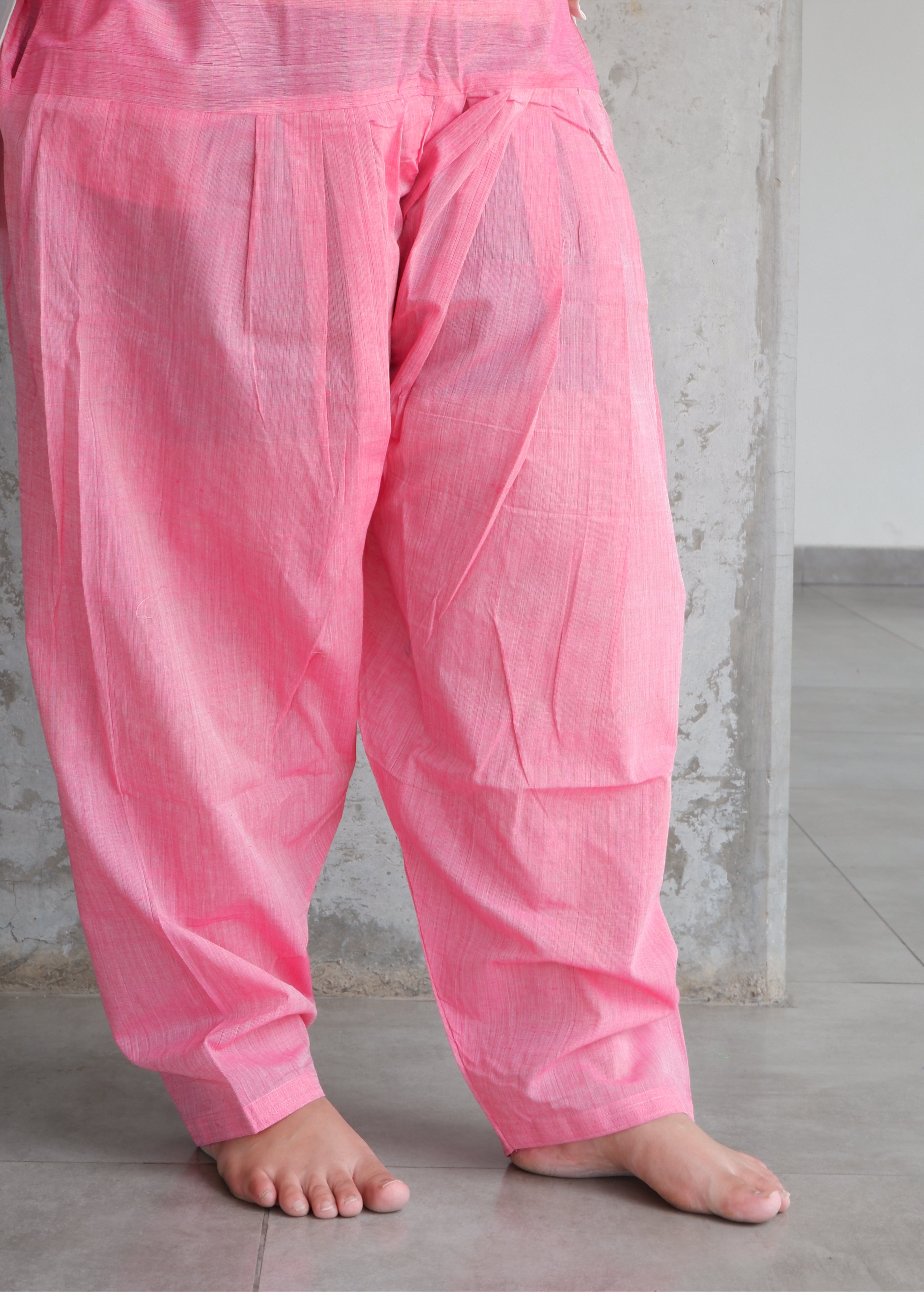 Light Pink Handloomed Salwar
