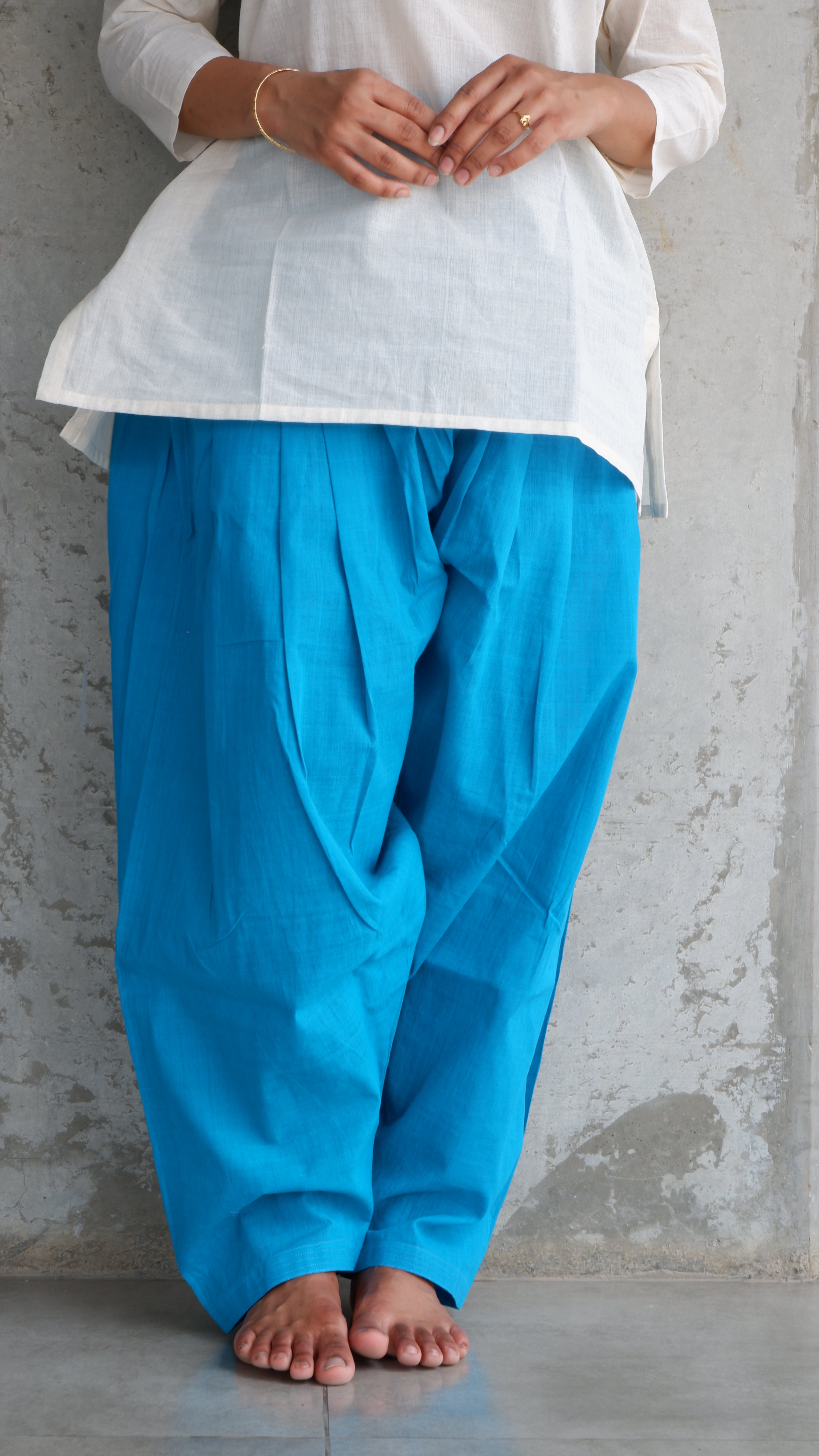 Deep Blue Handloomed Salwar