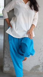 Deep Blue Handloomed Salwar