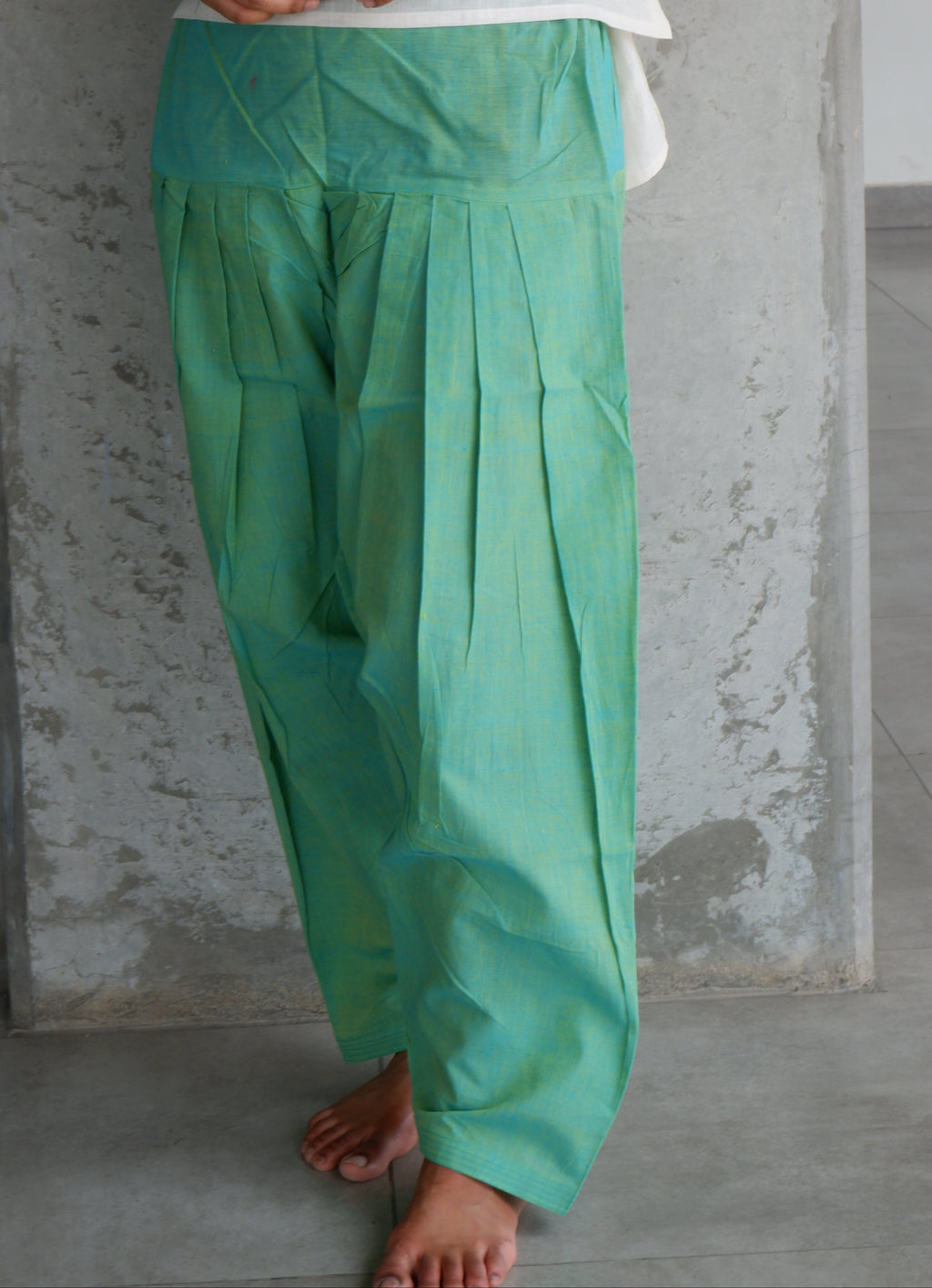 Aqua Green Handloomed Salwar